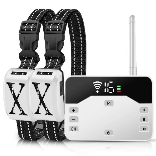 Wireless Electric Dog Fence Waterproof Pet Shock Boundary Containment System Electric Training Collar for Small Medium Large Dogs Wireless Electric Dog Fence Waterproof Pet Shock Boundary Containment System Electric Training Collar for Small Medium Large Dogs